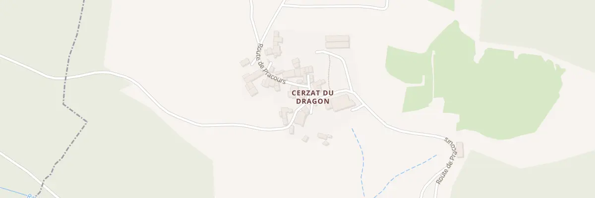 Plan du 5094 Cerzat à Saint-Privat-du-Dragon