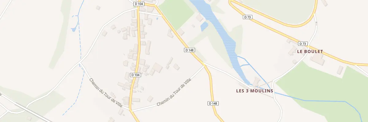 Plan du 11 Che du Tour de Ville à Druyes-les-Belles-Fontaines