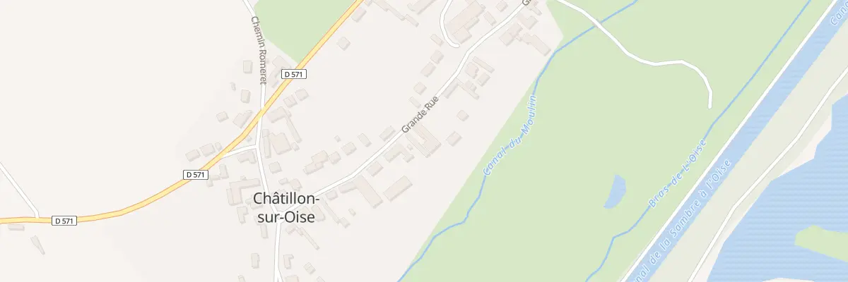Plan du 11 Gr Grand Rue à Châtillon-sur-Oise