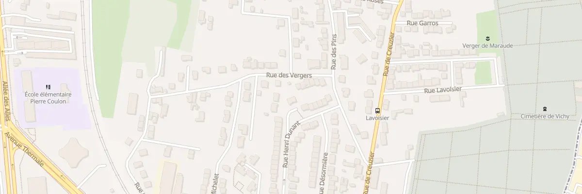 Plan du 69 Rue Henri Dunant à Vichy