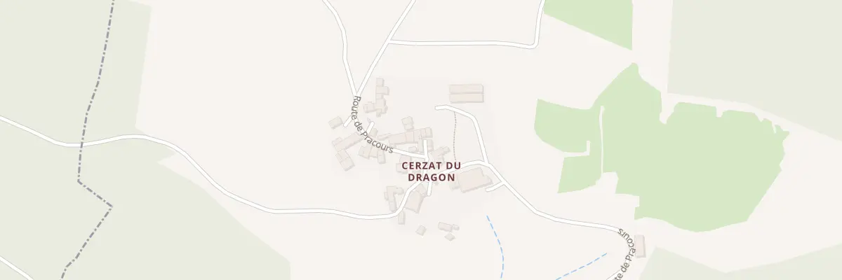 Plan du 5102 Cerzat à Saint-Privat-du-Dragon