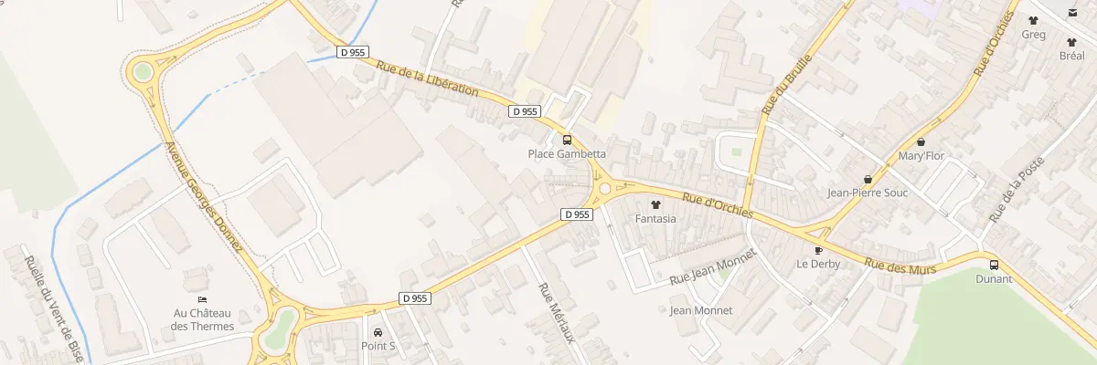 Plan du 6 Pl Gambetta Rle Berthe à Saint-Amand-les-Eaux