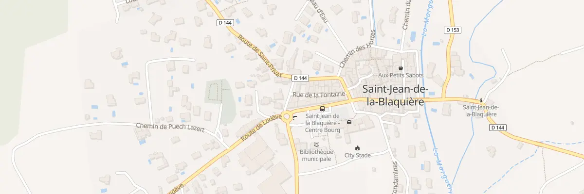 Plan du 1 Rue de la Fontaine à Saint-Jean-de-la-Blaquière