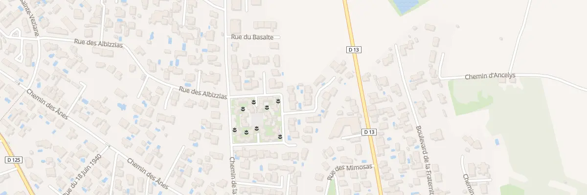 Plan du 30 Rue Henri Dunant à Bessan