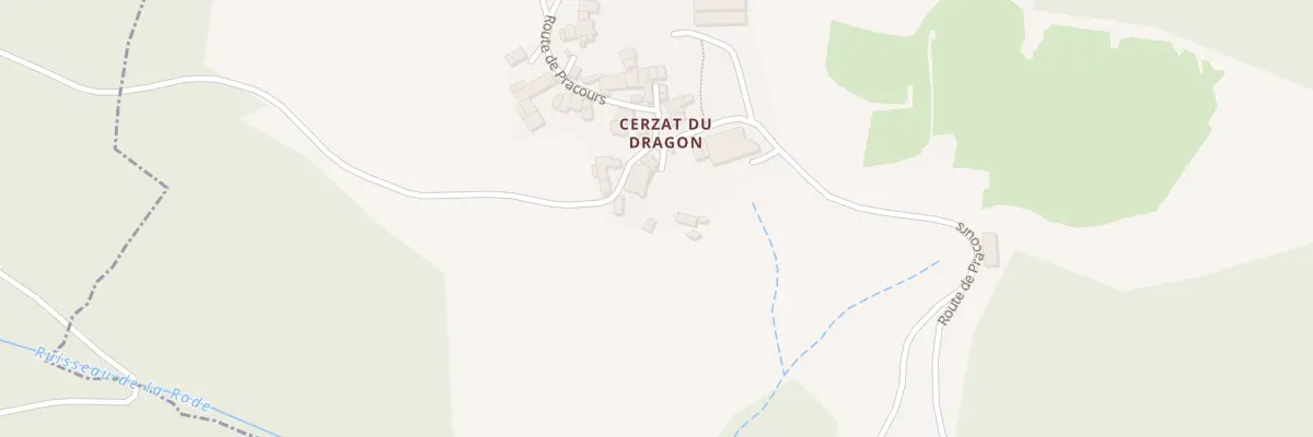 Plan du 5100B Cerzat à Saint-Privat-du-Dragon