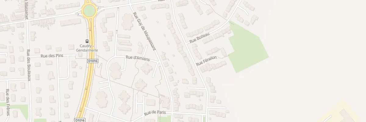 Plan du 28 Rue Fenelon à Caudry