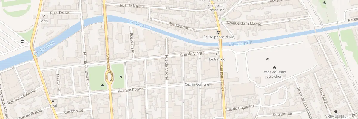 Plan du 37 Rue de Cronstadt à Vichy