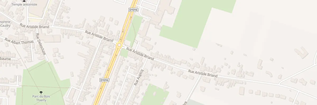 Plan du 129 Rue Aristide Briand à Caudry
