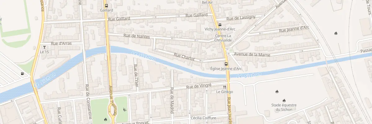 Plan du 26 Rue Charlot à Vichy