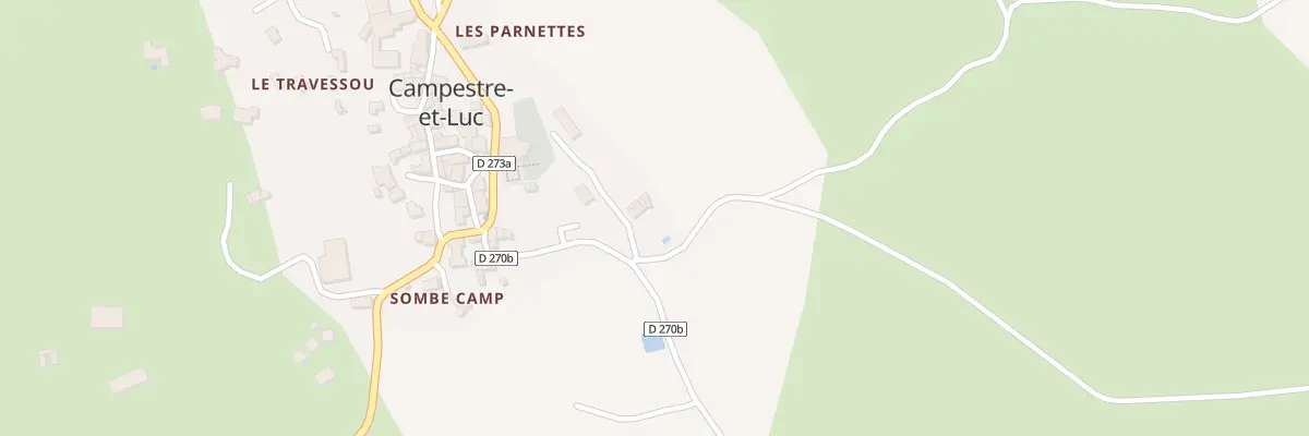 Plan du 5168 Les Parnettes à Campestre-et-Luc