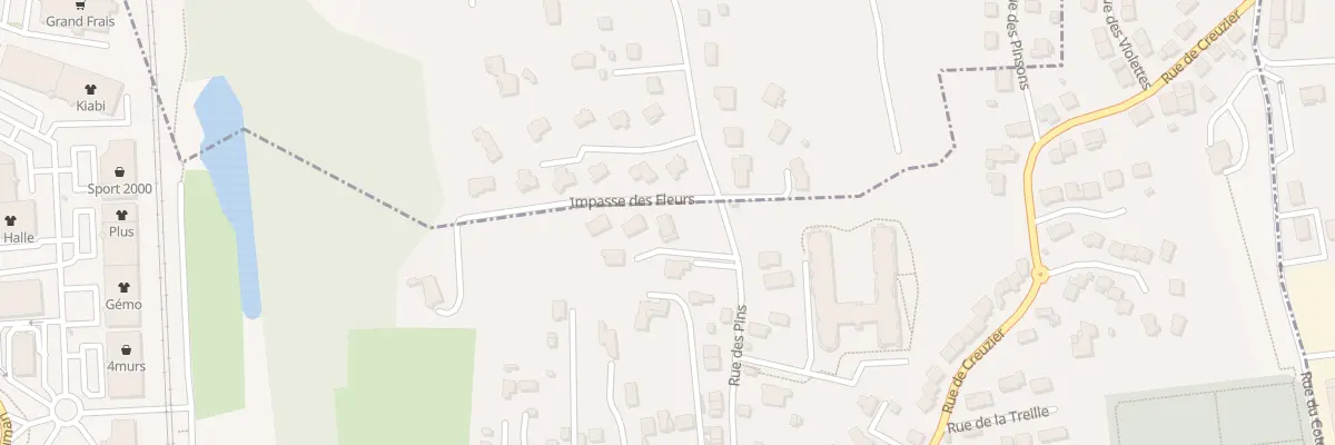 Plan du 71 Rue des Pins à Vichy