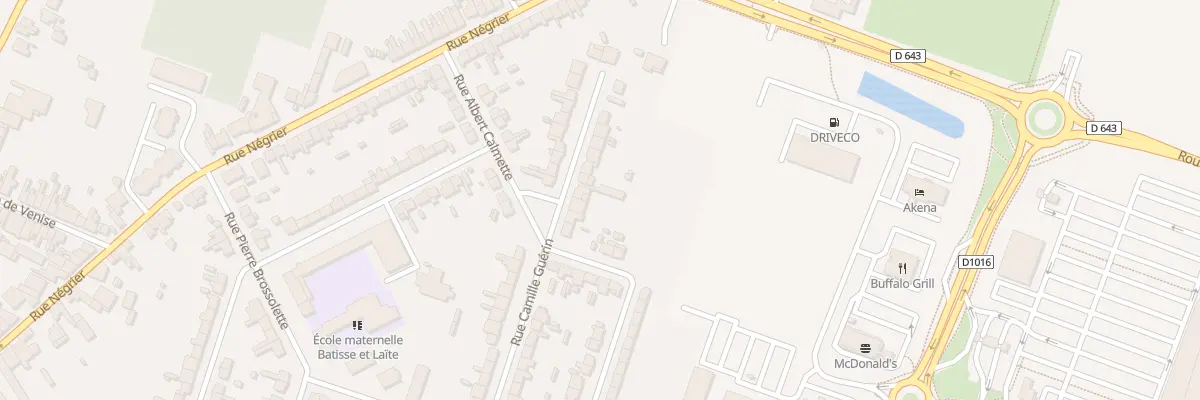 Plan du 40 Rue Camille Guérin à Caudry