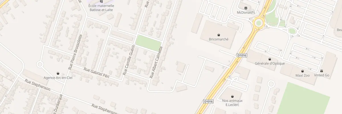 Plan du 30 Rue Albert Calmette à Caudry