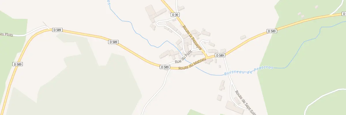 Plan du 5073 Pompeyrin à La Besseyre-Saint-Mary