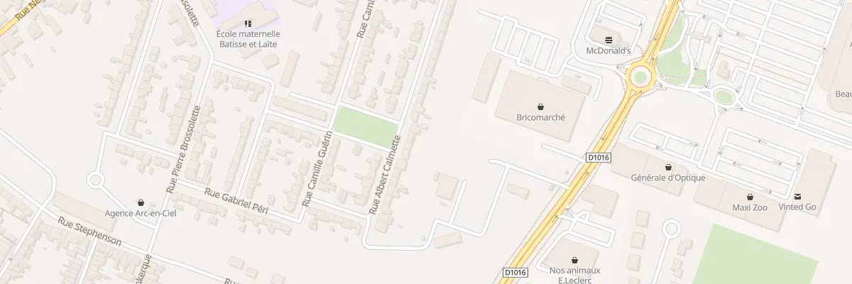 Plan du 34 Rue Albert Calmette à Caudry