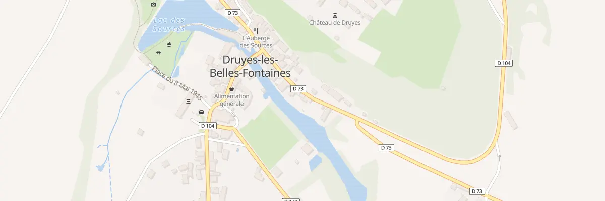 Plan du 16 Rue Chanzy à Druyes-les-Belles-Fontaines