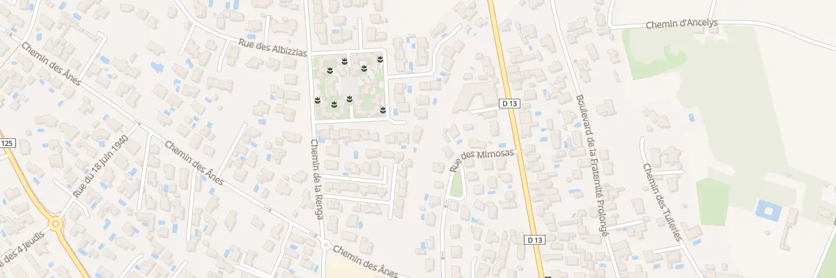 Plan du 18 Rue Henri Dunant à Bessan