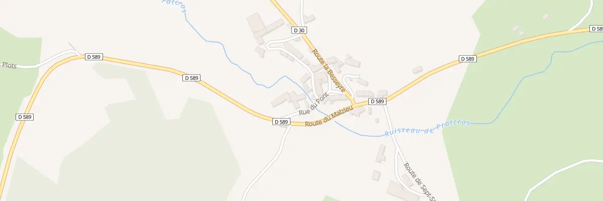 Plan du 5072 Pompeyrin à La Besseyre-Saint-Mary