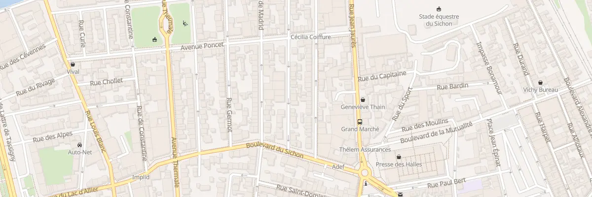 Plan du 18 Rue de Cronstadt à Vichy