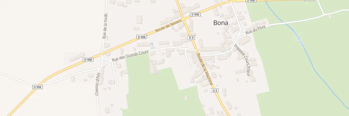 Plan du 8 Rue des Grands Cours à Bona