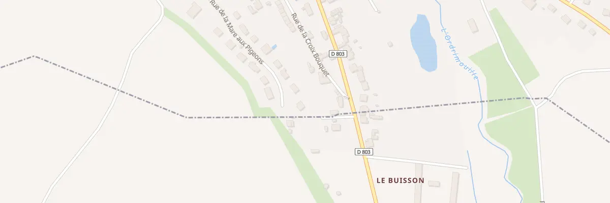 Plan du 21 Rue de la Mare aux Pigeons à Coincy