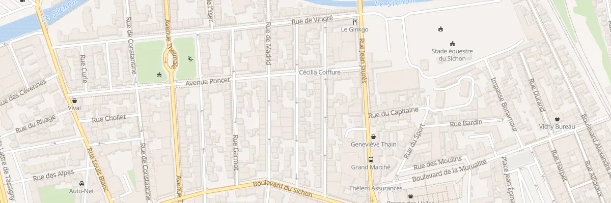 Plan du 32 Rue de Cronstadt à Vichy