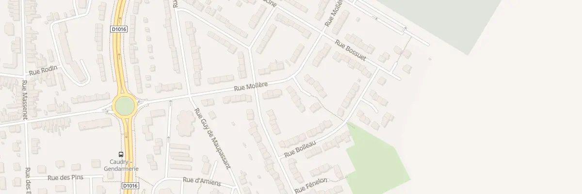 Plan du 20 Rue Moliére à Caudry