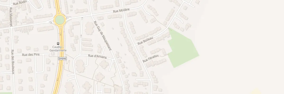 Plan du 11 Rue Fenelon à Caudry