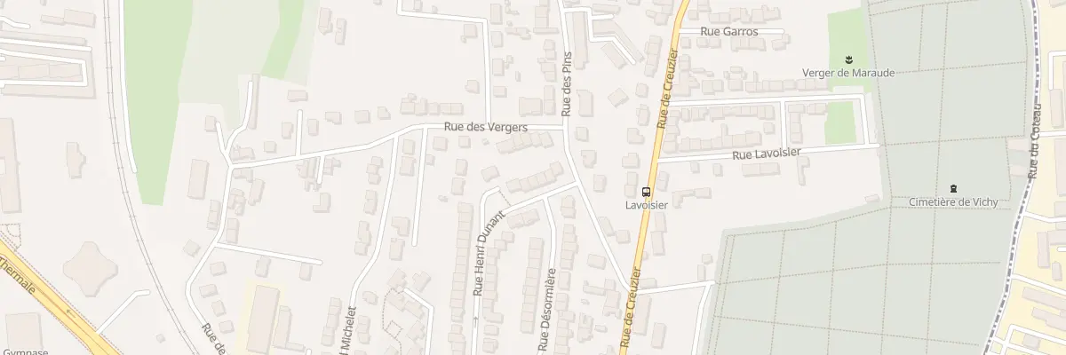 Plan du 75 Rue Henri Dunant à Vichy