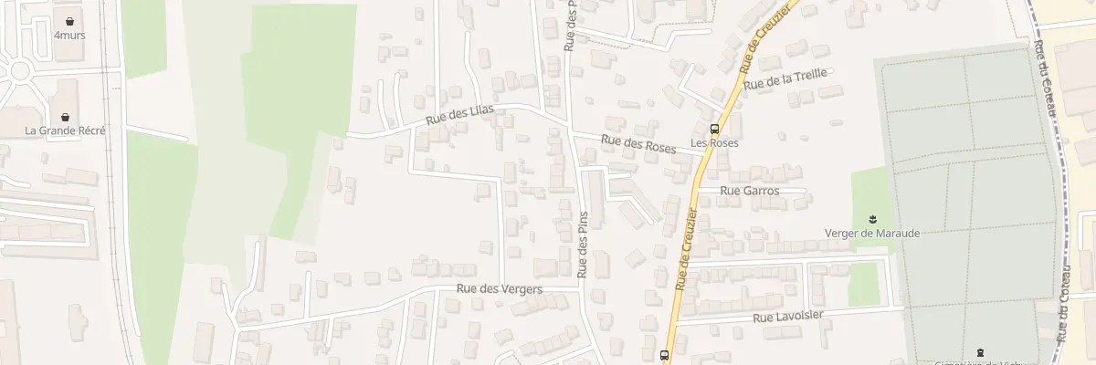 Plan du 33 Rue des Pins à Vichy