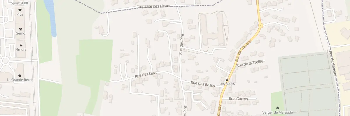 Plan du 53 Rue des Pins à Vichy