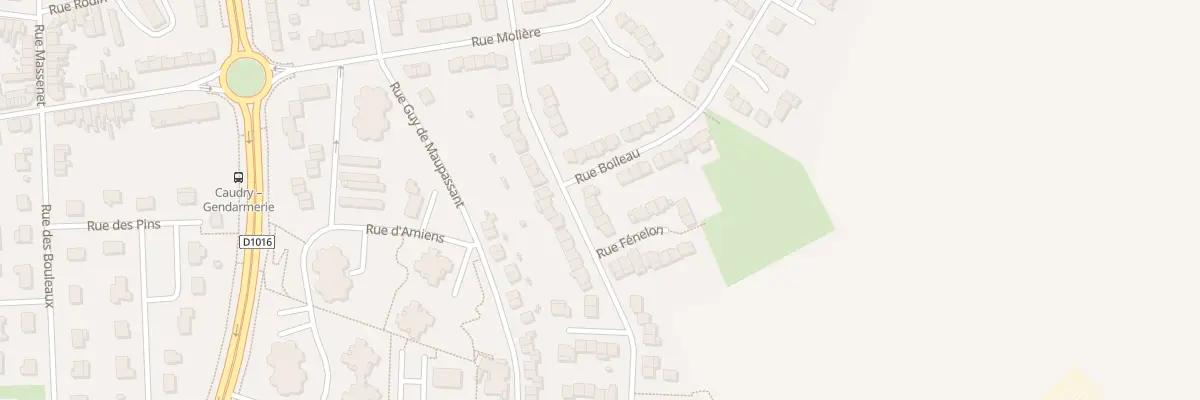 Plan du 13 Rue Fenelon à Caudry