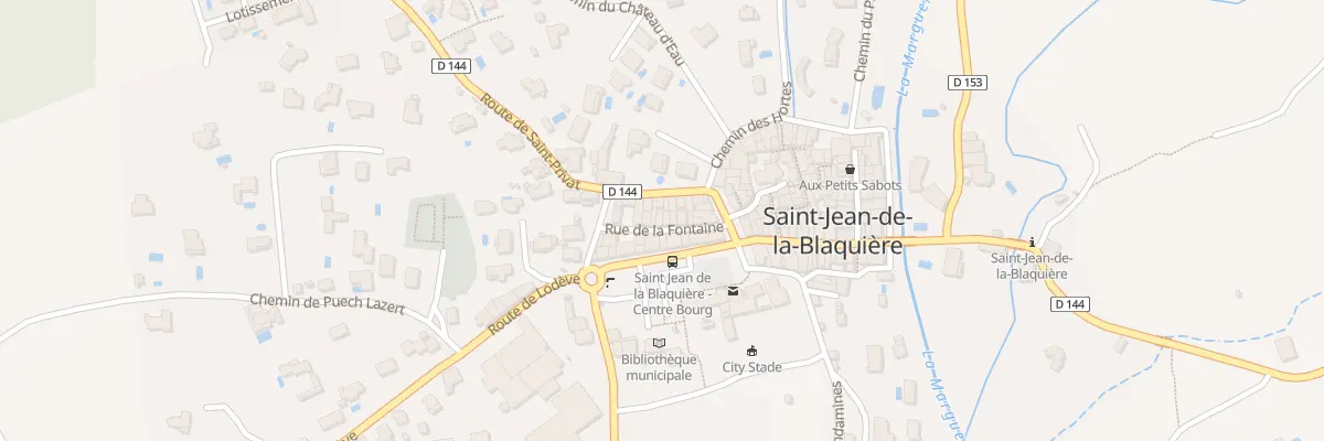Plan du 14 Rue de la Fontaine à Saint-Jean-de-la-Blaquière