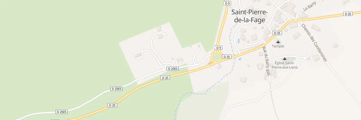 Plan du 5270F Che Chemin de la Roque à Saint-Pierre-de-la-Fage