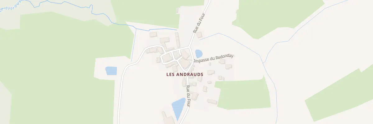 Plan du 6 Rue du Four Vge Les Andrauds à Bort-l’Étang