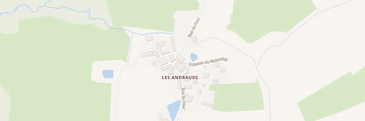 Plan du 4 Rue du Four Vge Les Andrauds à Bort-l’Étang
