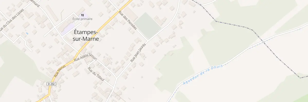 Plan du 14 Rue Jean Jaures à Étampes-sur-Marne