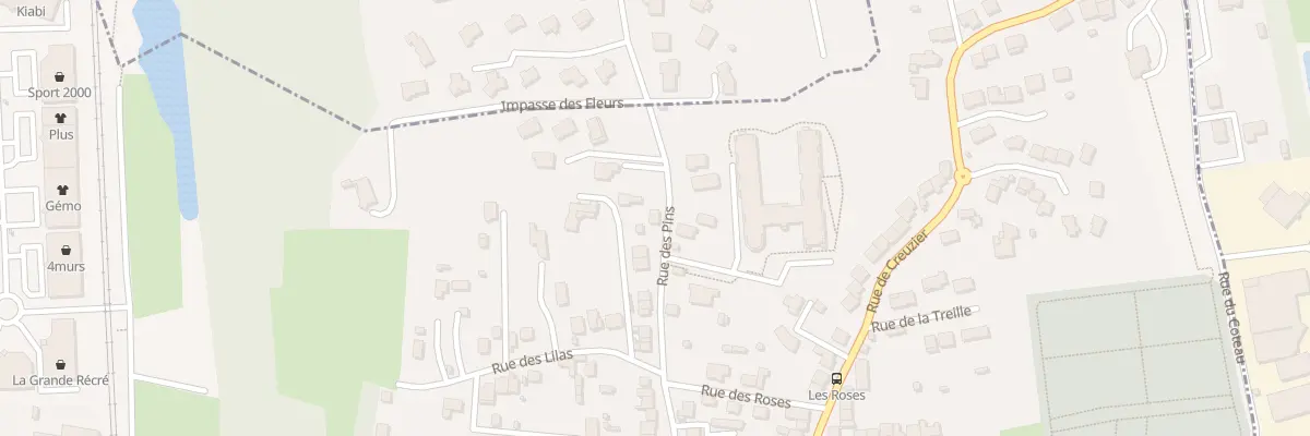 Plan du 61 Rue des Pins à Vichy