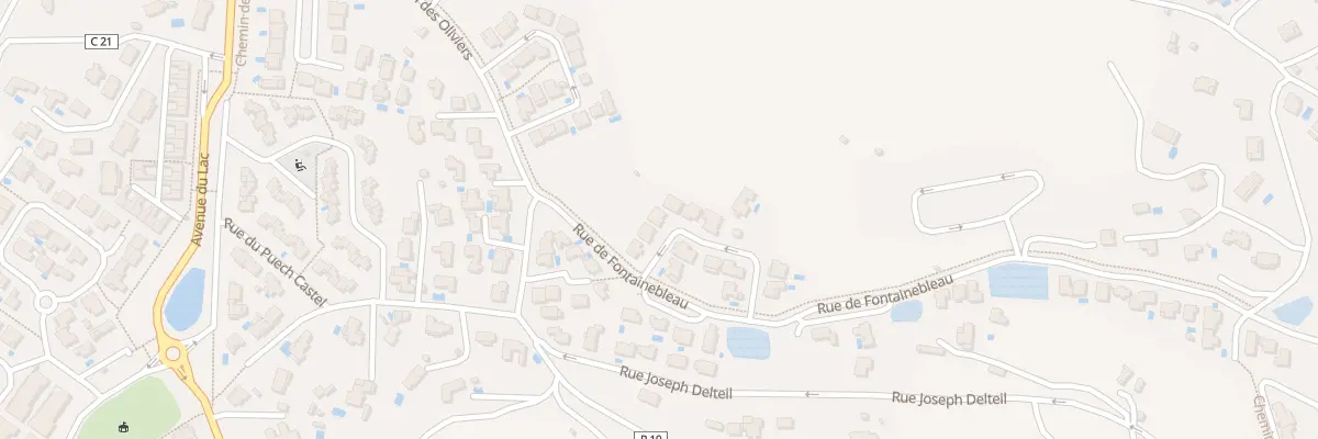 Plan du 5425F Rue Fontainebleau à Clermont-l’Hérault