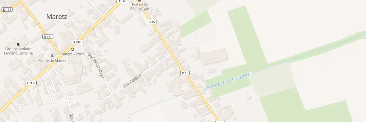 Plan du 33 Rue de la République à Maretz