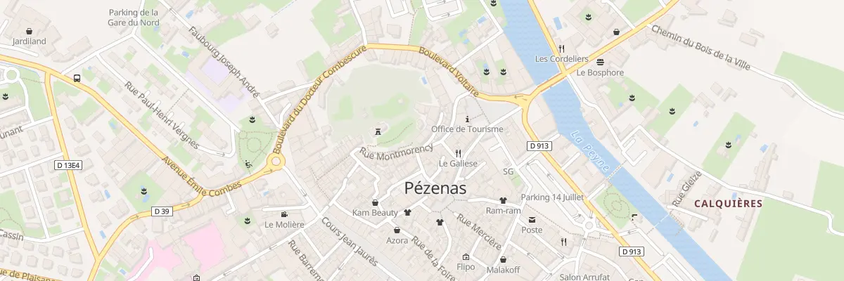 Plan du 30 Rue Montmorency à Pézenas