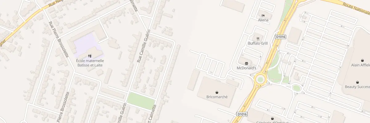 Plan du 58 Rue Albert Calmette à Caudry