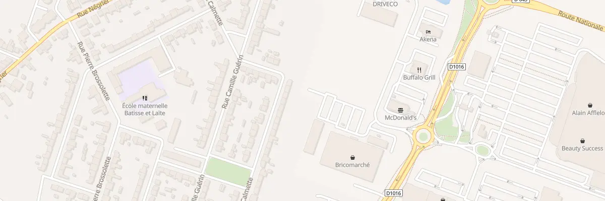Plan du 60 Rue Albert Calmette à Caudry