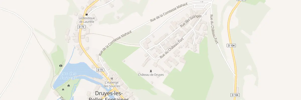 Plan du 2 Rue de la Rampe à Druyes-les-Belles-Fontaines