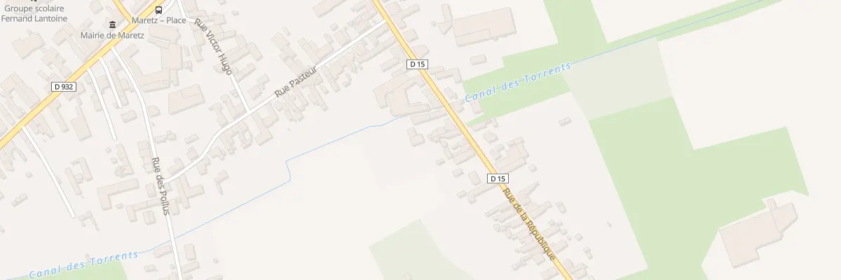Plan du 48 Rue de la République à Maretz
