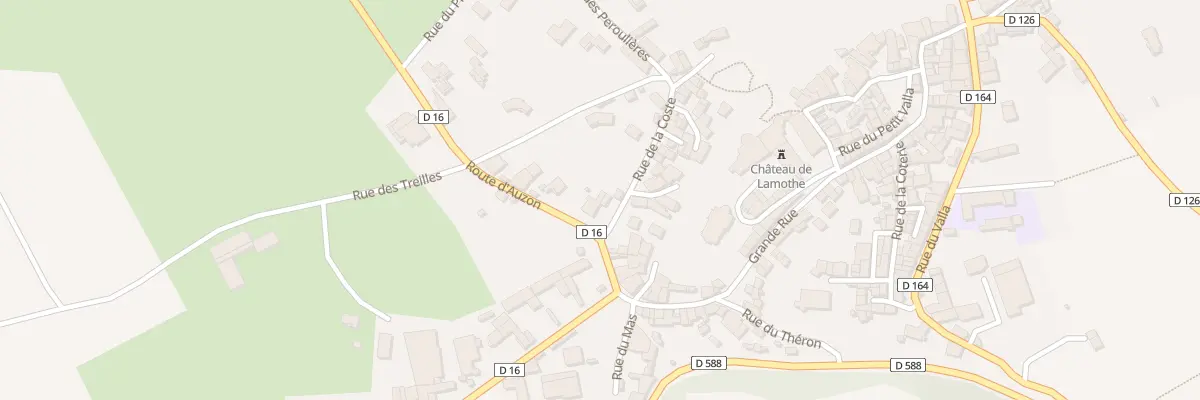 Plan du 1 Rue de la Coste à Lamothe
