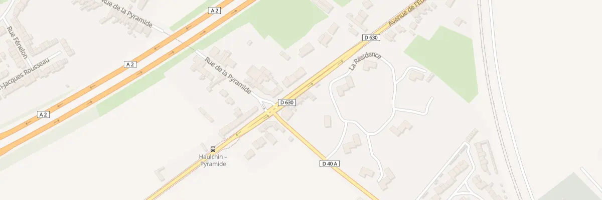 Plan du 596 Avenue de l’Europe à Haulchin