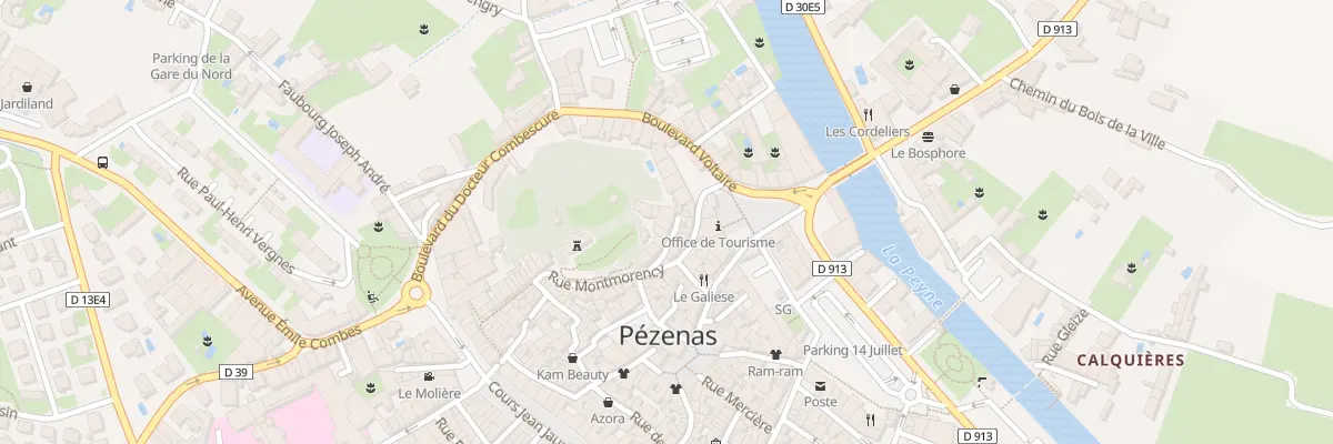 Plan du 20 Rue Montmorency à Pézenas