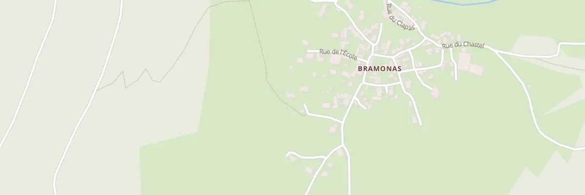 Plan du 5262 Bramonas à Balsièges