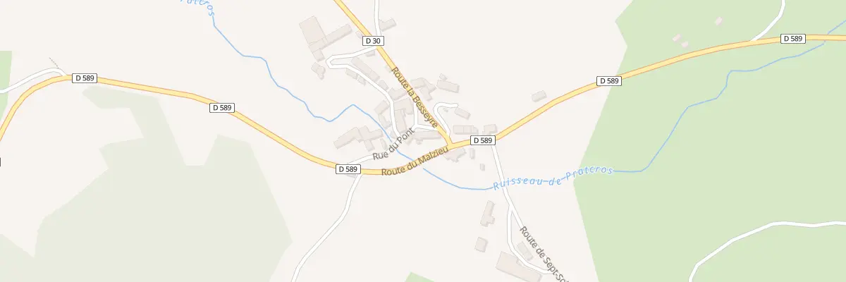 Plan du 5070 Pompeyrin à La Besseyre-Saint-Mary